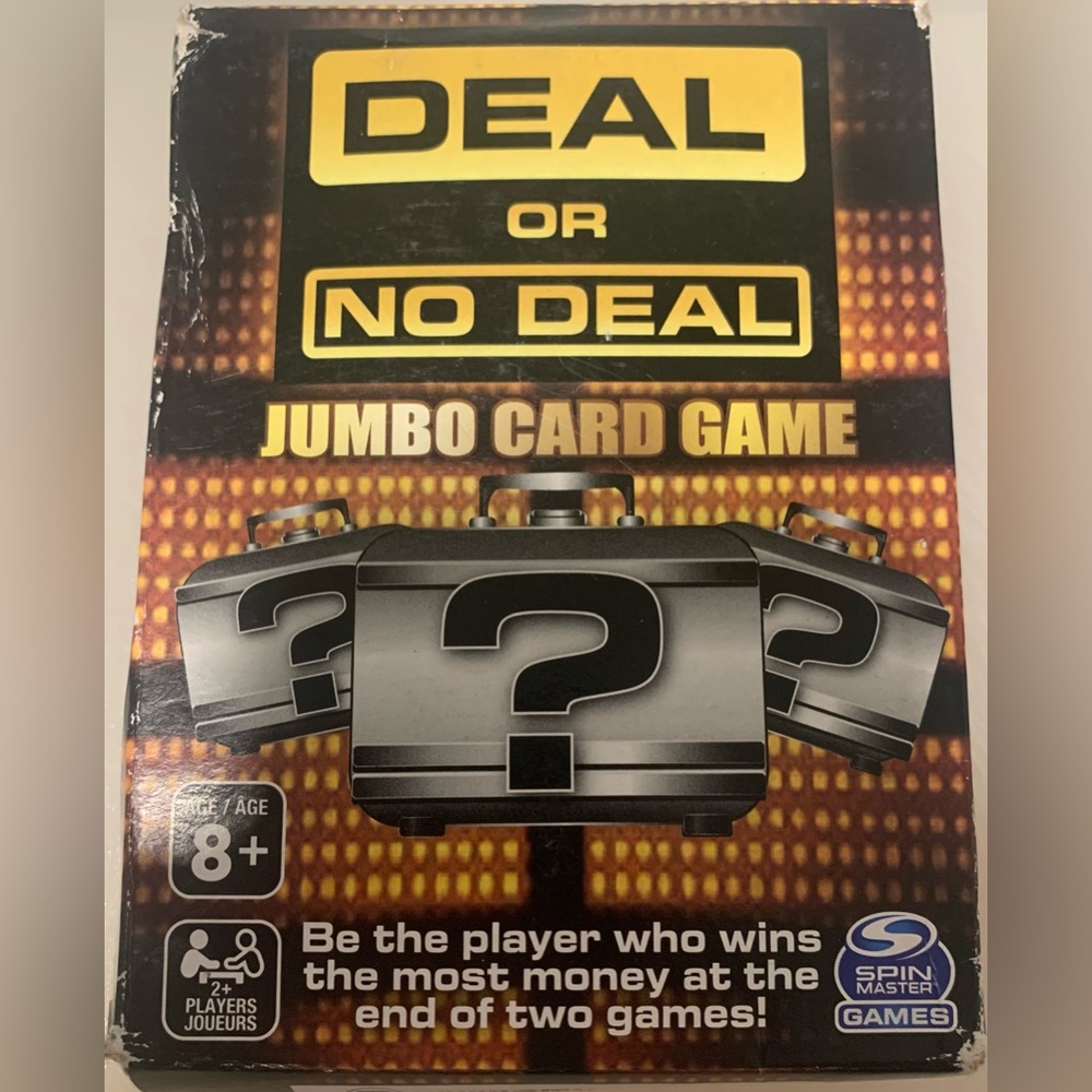 Source Unknown DEAL OR NO DEAL CARD GAME